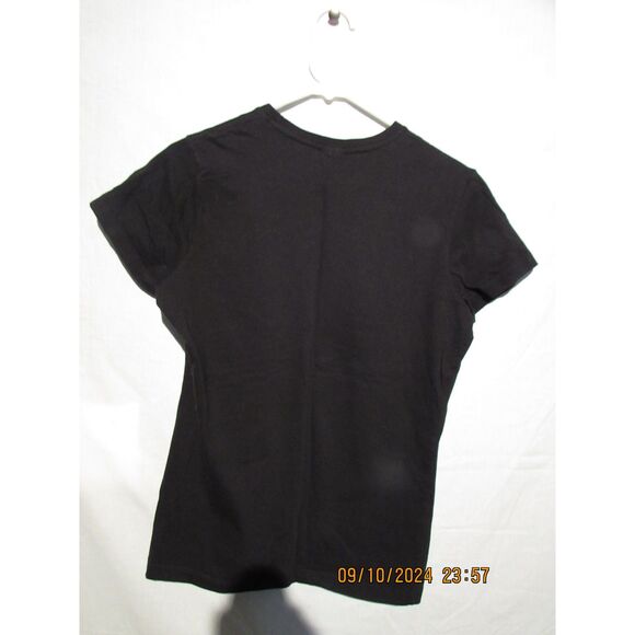 WOMEN'S SIZE S/M VAMPIRE T-SHIRT BANDANA WITH VAMPIRE TEETH HALLOWEEN COSTUME - Picture 4 of 7